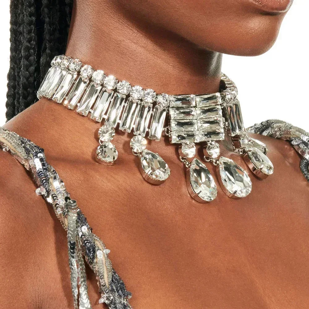 Crystal Choker Neckalce