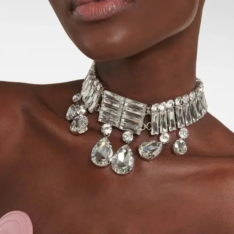 Crystal Choker Neckalce