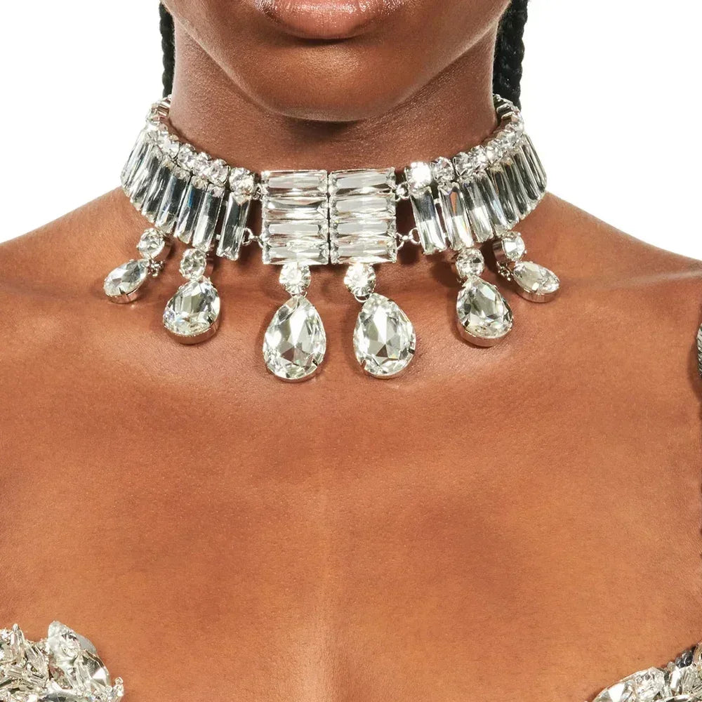Crystal Choker Neckalce